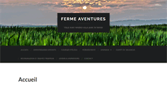 Desktop Screenshot of ferme-aventures.ch